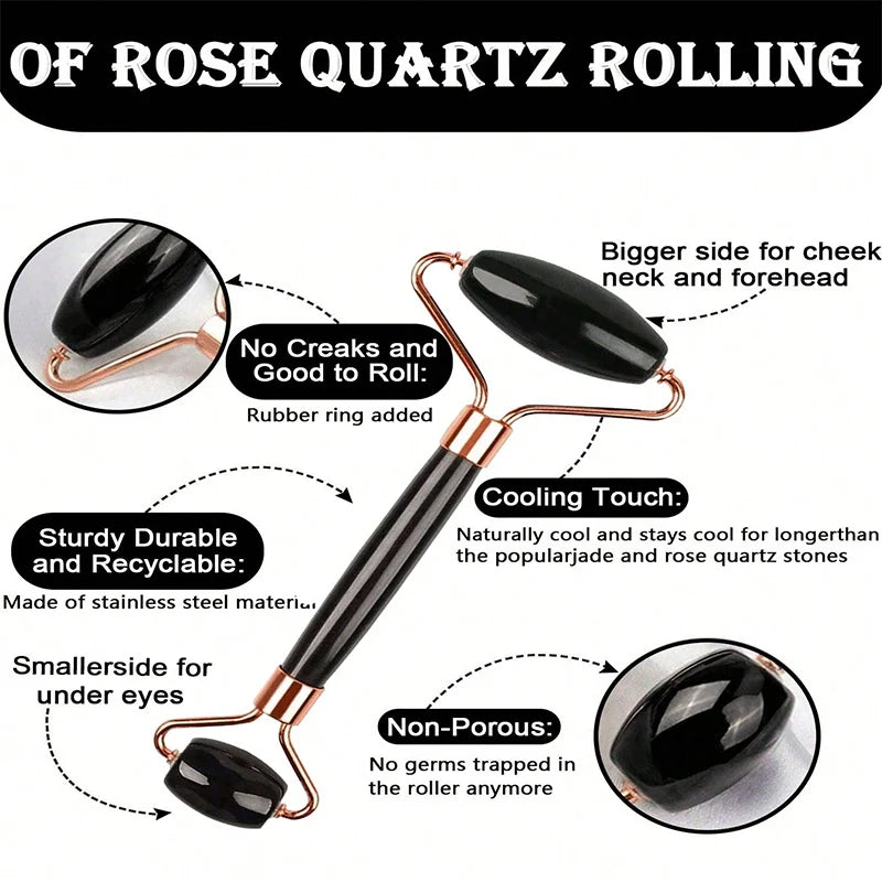 Ice Face Roller & Gua Sha Lifting Set - Image 2